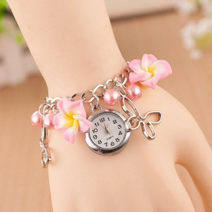 Butterflies &amp; Flowers Bracelet Watch - Floral Fawna