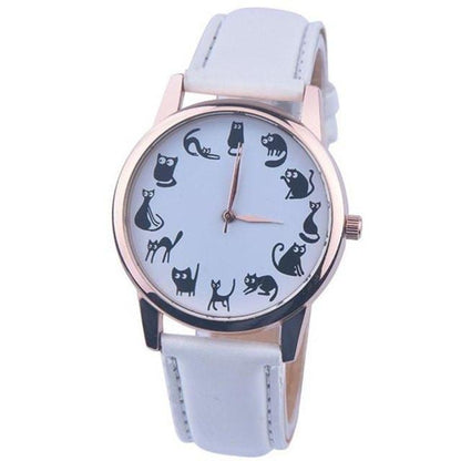 Funny Cats Watch - Floral Fawna