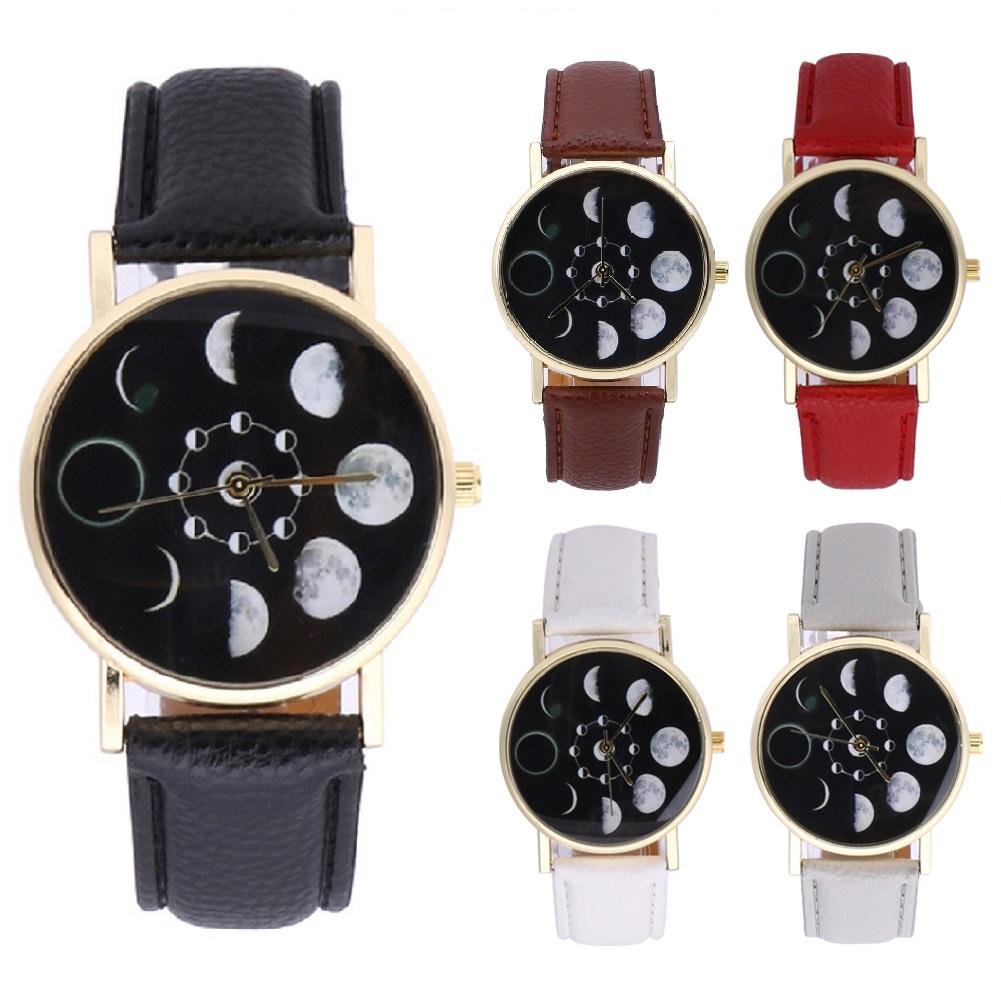 Phases Of The Moon &quot;Luna&quot; Watch - Floral Fawna