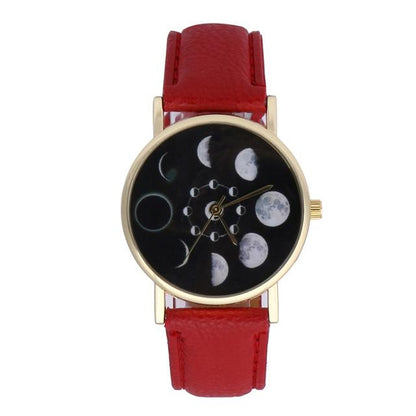 Phases Of The Moon &quot;Luna&quot; Watch - Floral Fawna