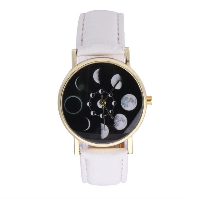 Phases Of The Moon &quot;Luna&quot; Watch - Floral Fawna