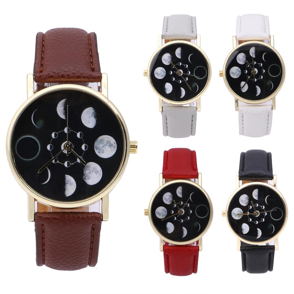 Phases Of The Moon &quot;Luna&quot; Watch - Floral Fawna