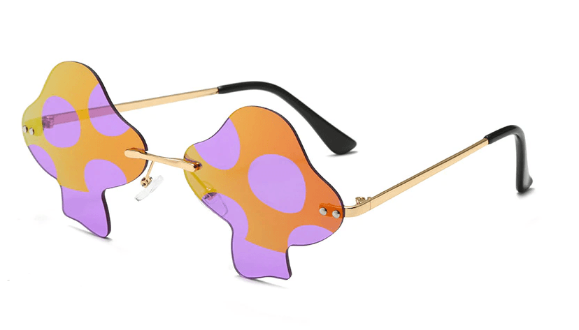 Festival Mushroom Sunglasses - Floral Fawna