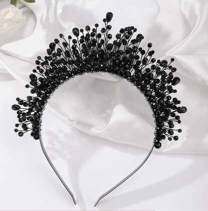 Statement Gem Tiara - Floral Fawna